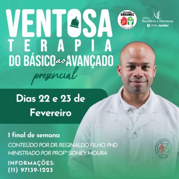 Ventosaterapia: do Básico ao Avançado - Inscrições até 02/02