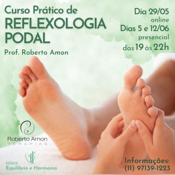 Reflexologia Podal - Inscrições até dia 10/05